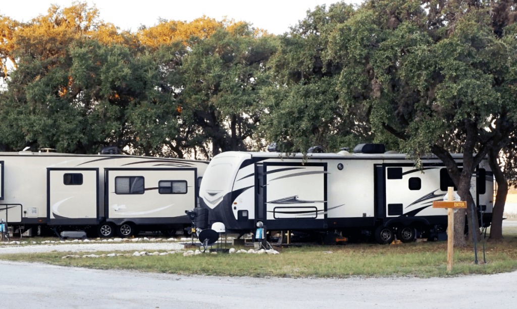 Camping in West Texas with a rented RV, experiencing the outdoors